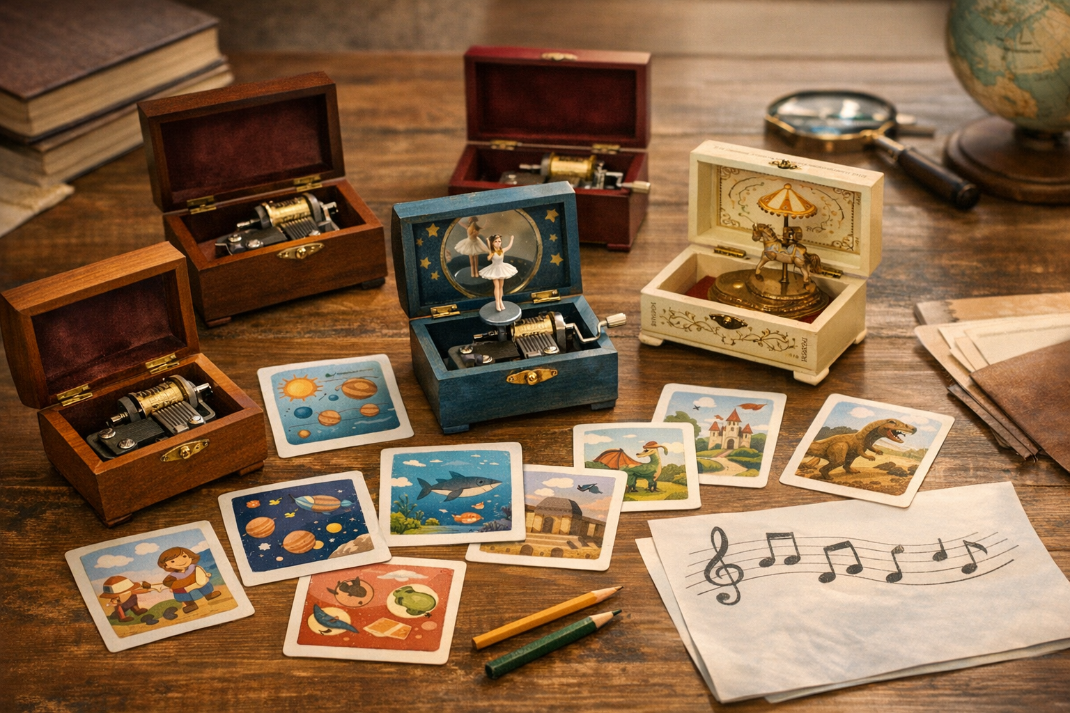 Créer des quiz musicaux avec des boîtes à musique
