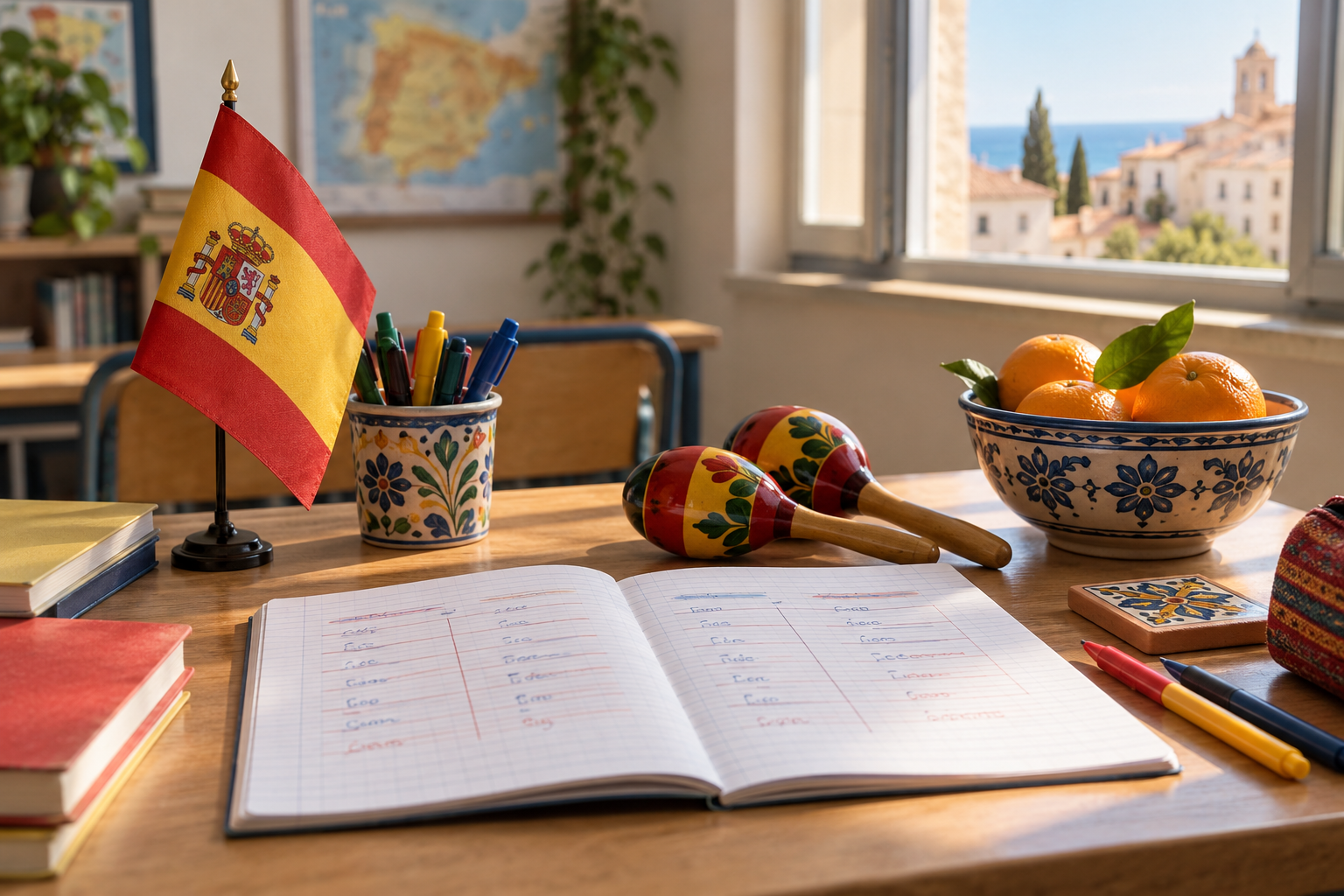 Quizz de conjugaison espagnole : le présent en 5e