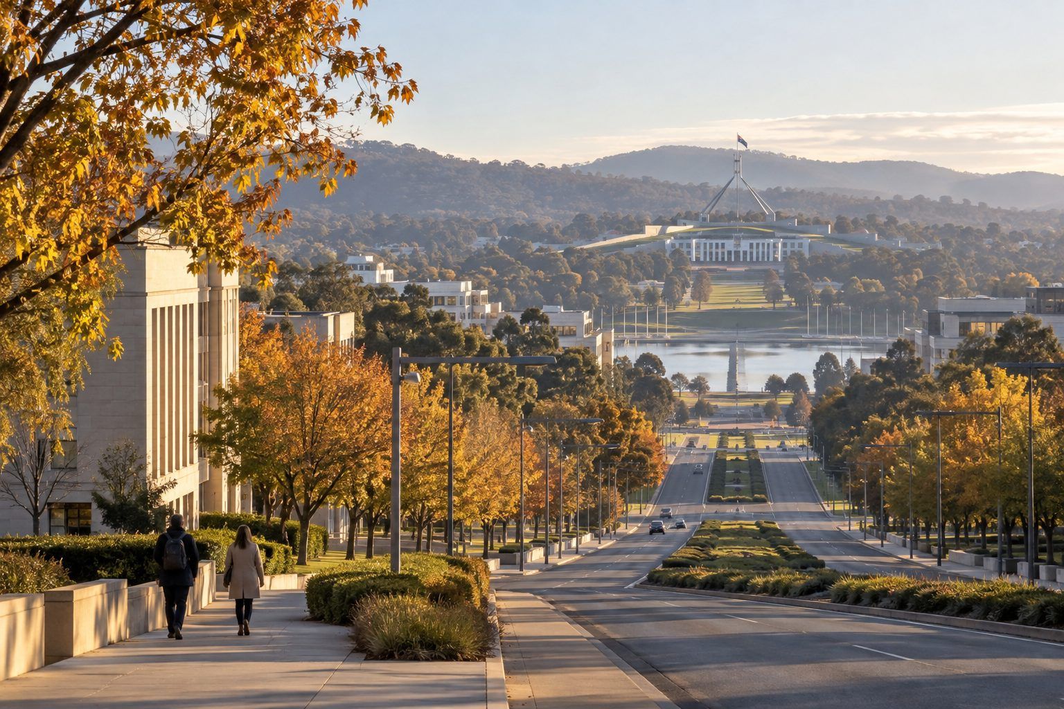 Ce qui distingue Canberra : petite ville, climat marqué, institutions
