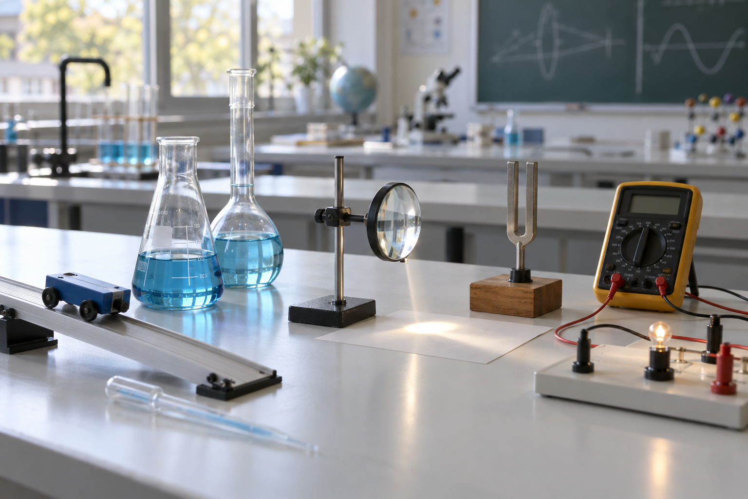 Quizz de physique-chimie seconde : matière, mouvement, ondes et signaux
