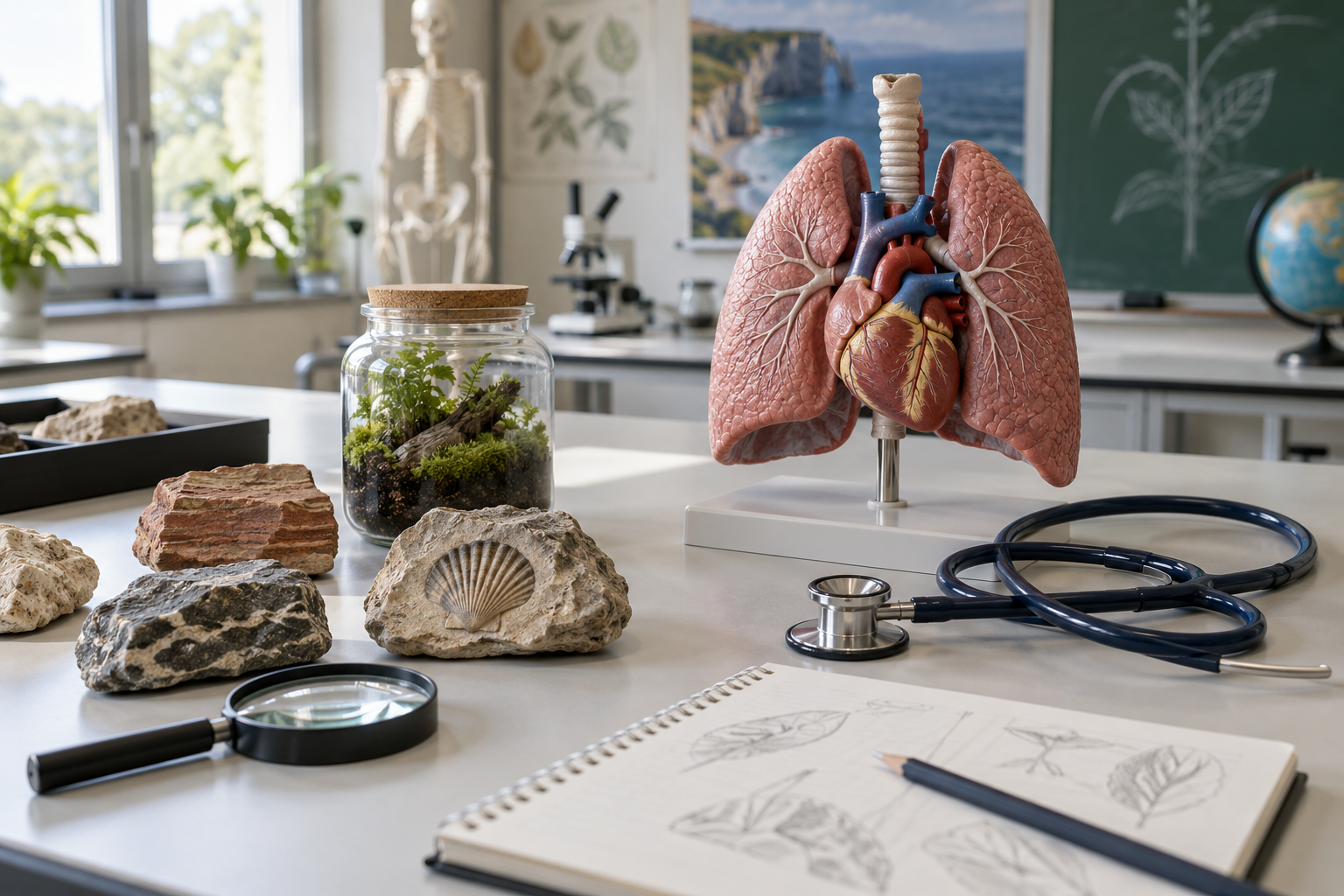 Quizz de SVT 5e : respiration, circulation, roches et écosystèmes